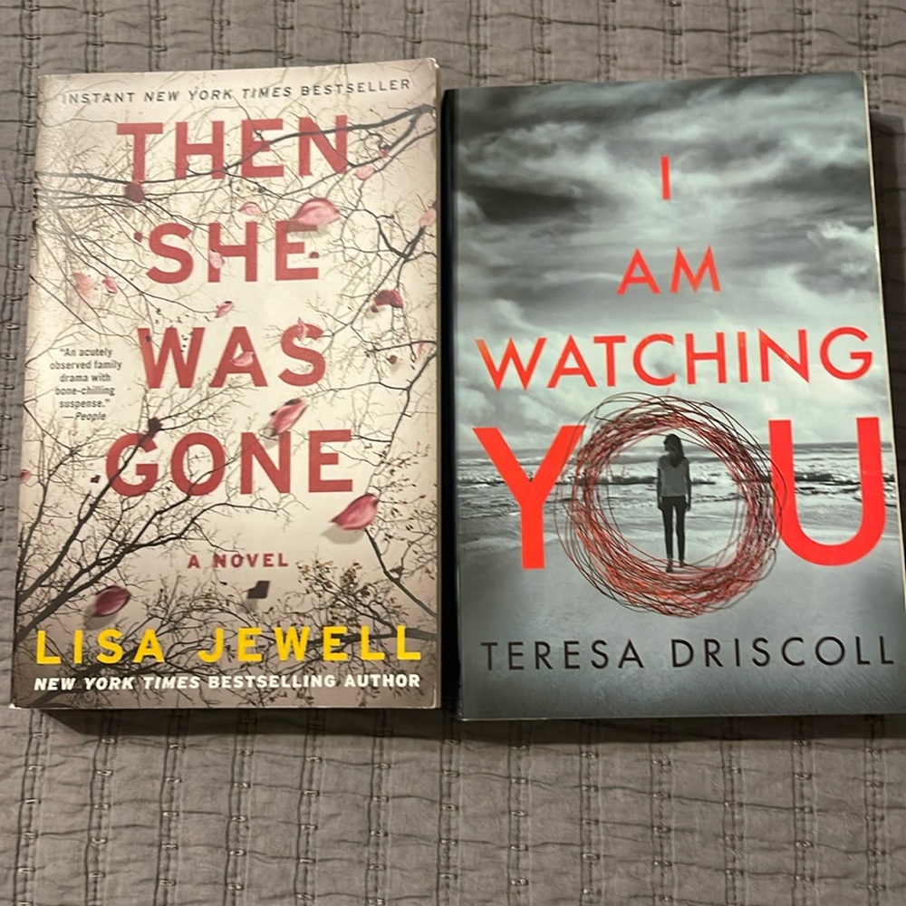 I Am Watching You and Then She Was Gone Books